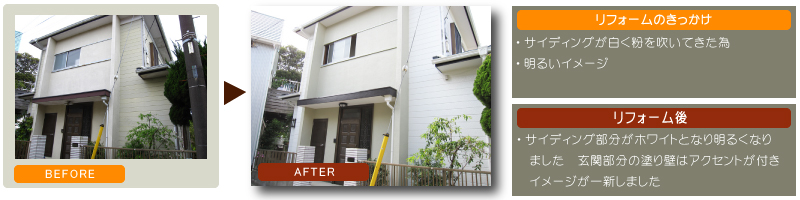 戸建て住宅　外壁塗替え　屋根塗替え　各部補修　シャッター追加